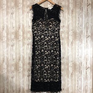 Love Fast Live Hard Black Lace Cocktail Dress Sz L